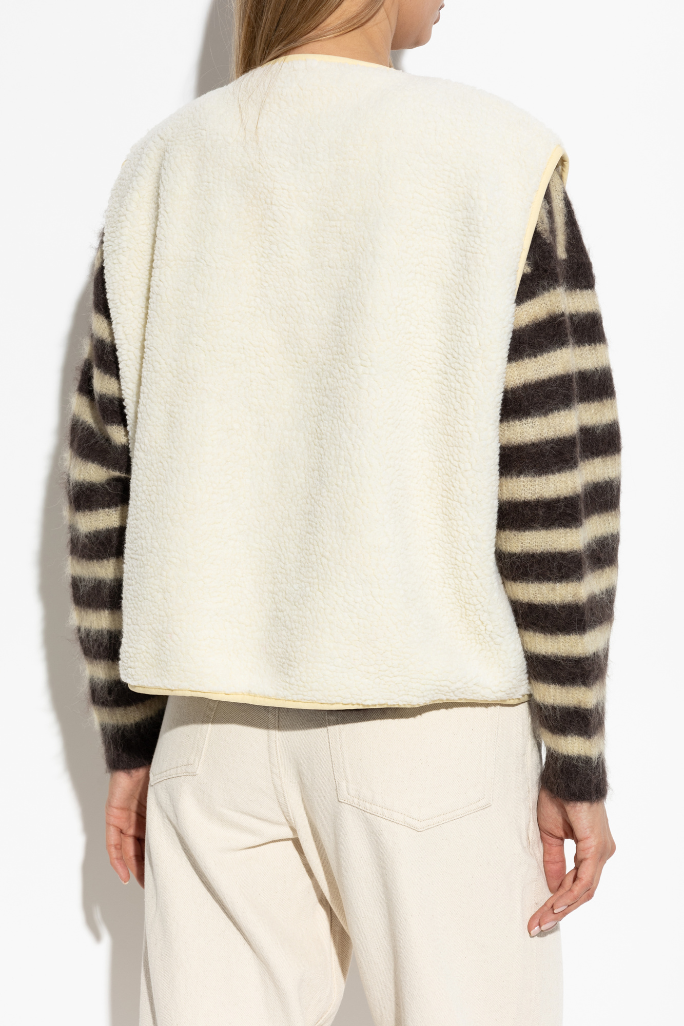 Hella WOOL HIGHNECK VEST ベージュ Hella WOOL HIGHNECK VEST ベージュ トップス